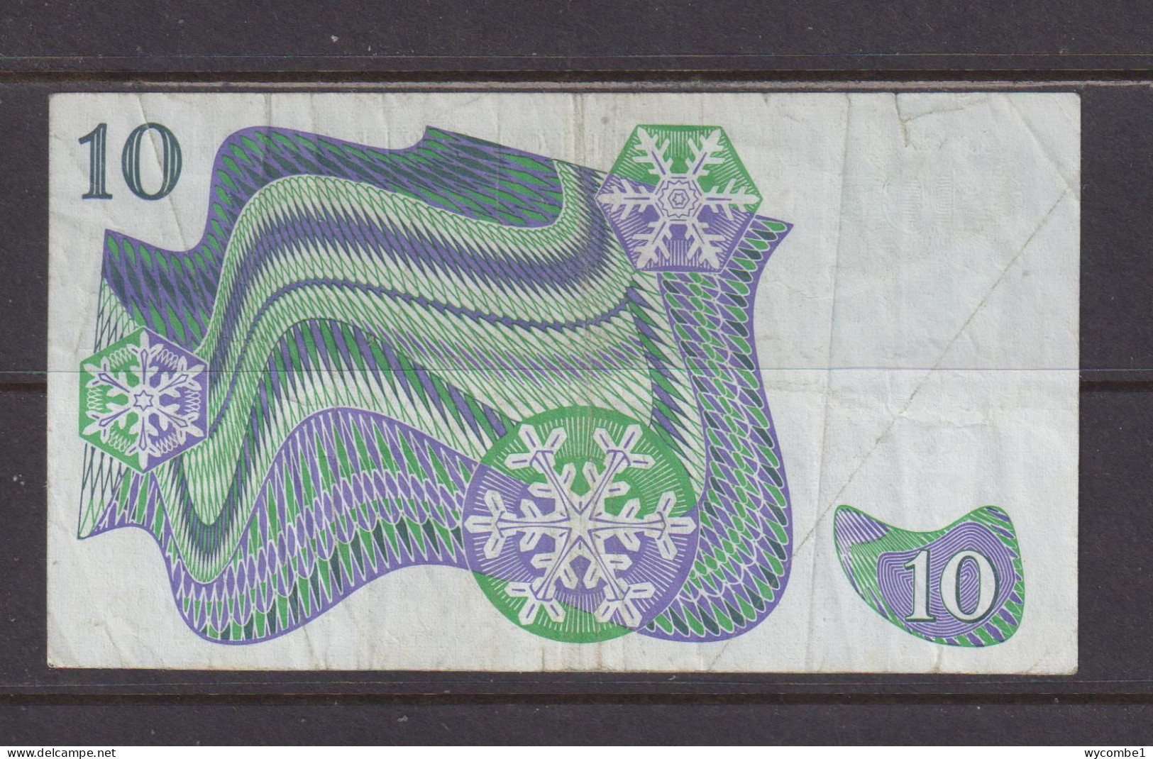 SWEDEN - 1990 10 Kronor EF/F (Small Tear) Banknote As Scans - Sweden