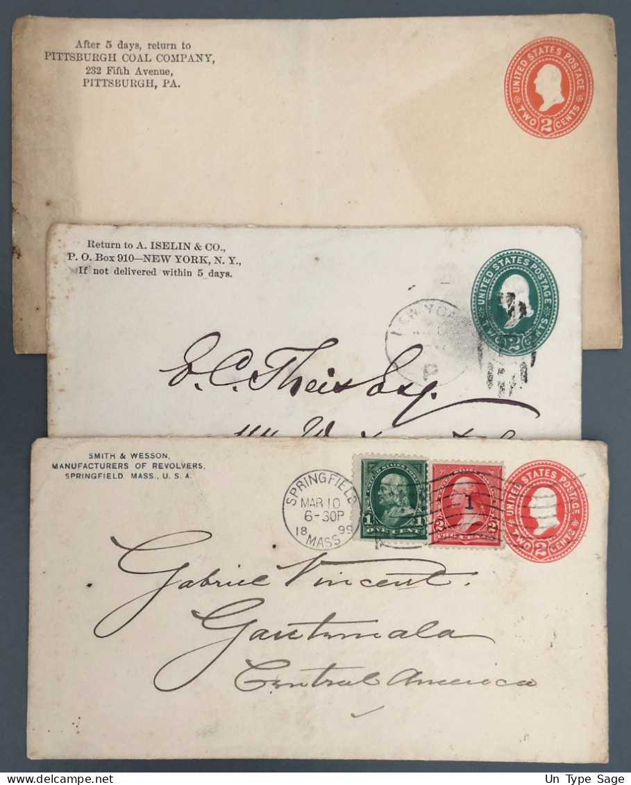 Etats-unis, Lot De 7 Entiers Enveloppes - (A1441) - Andere & Zonder Classificatie