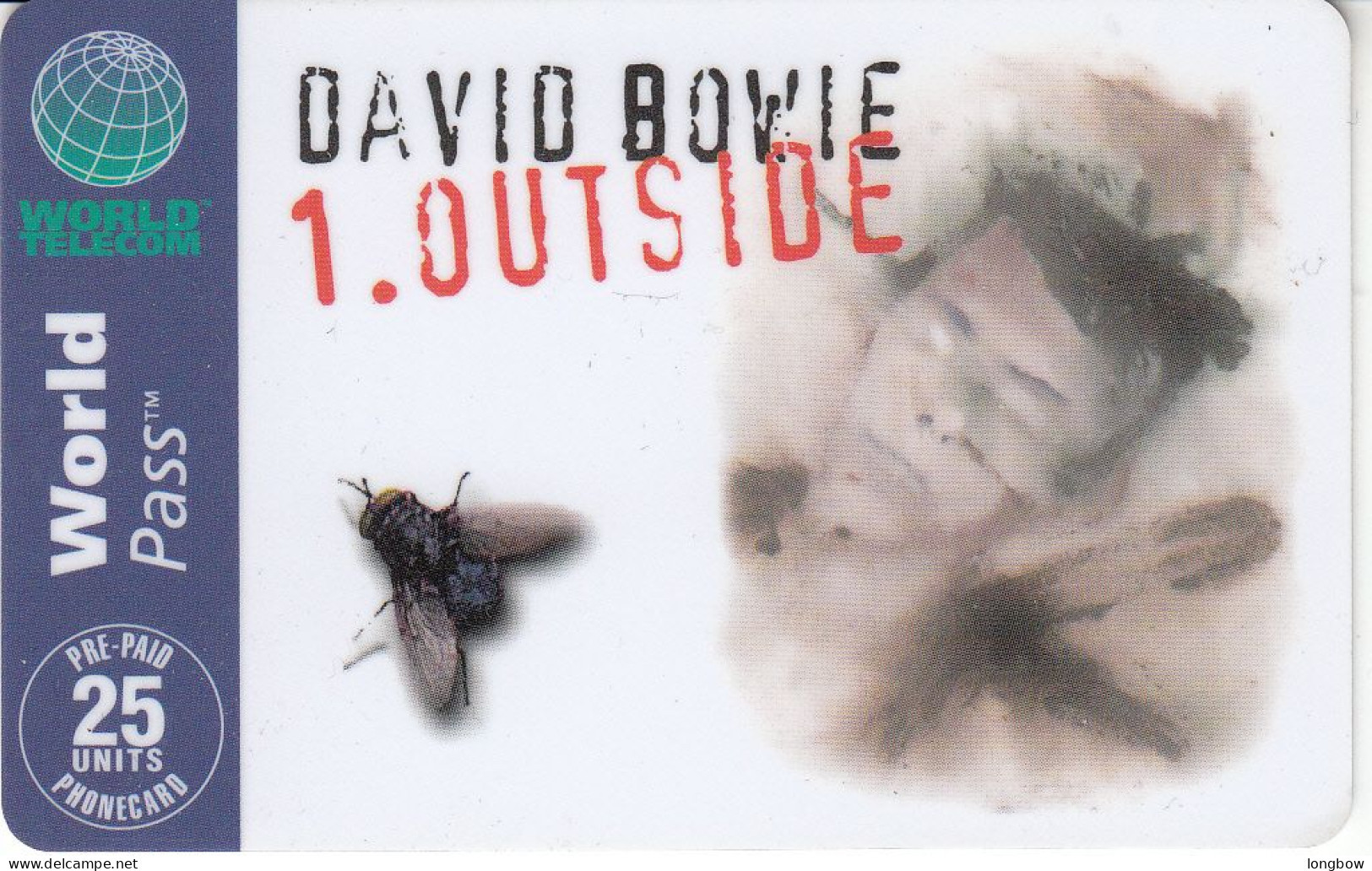 David Bowie - World Telecom Prepaid Phone Card - Musique