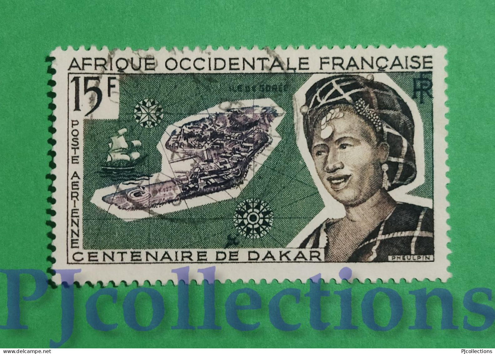 S602 - AFRICA OCCIDENTALE FRANCESE - AOF 1958 CENTENARIO DI DAKAR 15f USATO - USED - Used Stamps