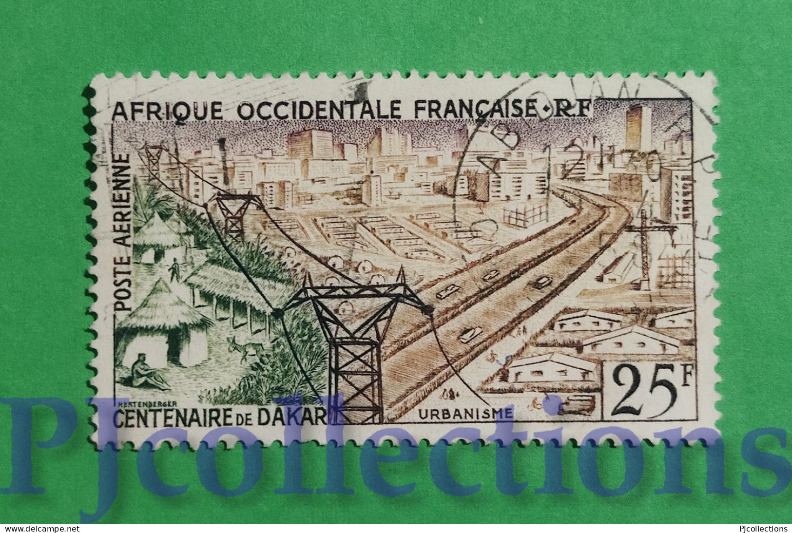 S603 - AFRICA OCCIDENTALE FRANCESE - AOF 1958 CENTENARIO DI DAKAR 25f USATO - USED - Used Stamps