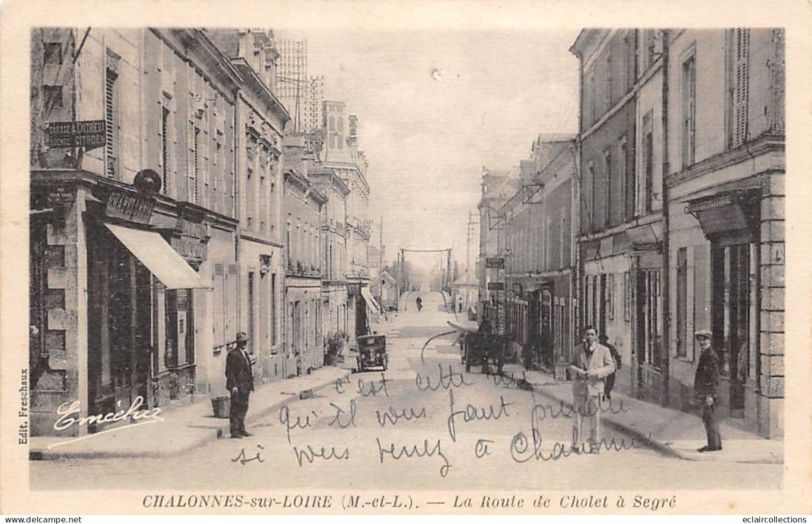 Chalonnes Sur Loire           49       Route De Cholet à Segré     (voir Scan) - Chalonnes Sur Loire