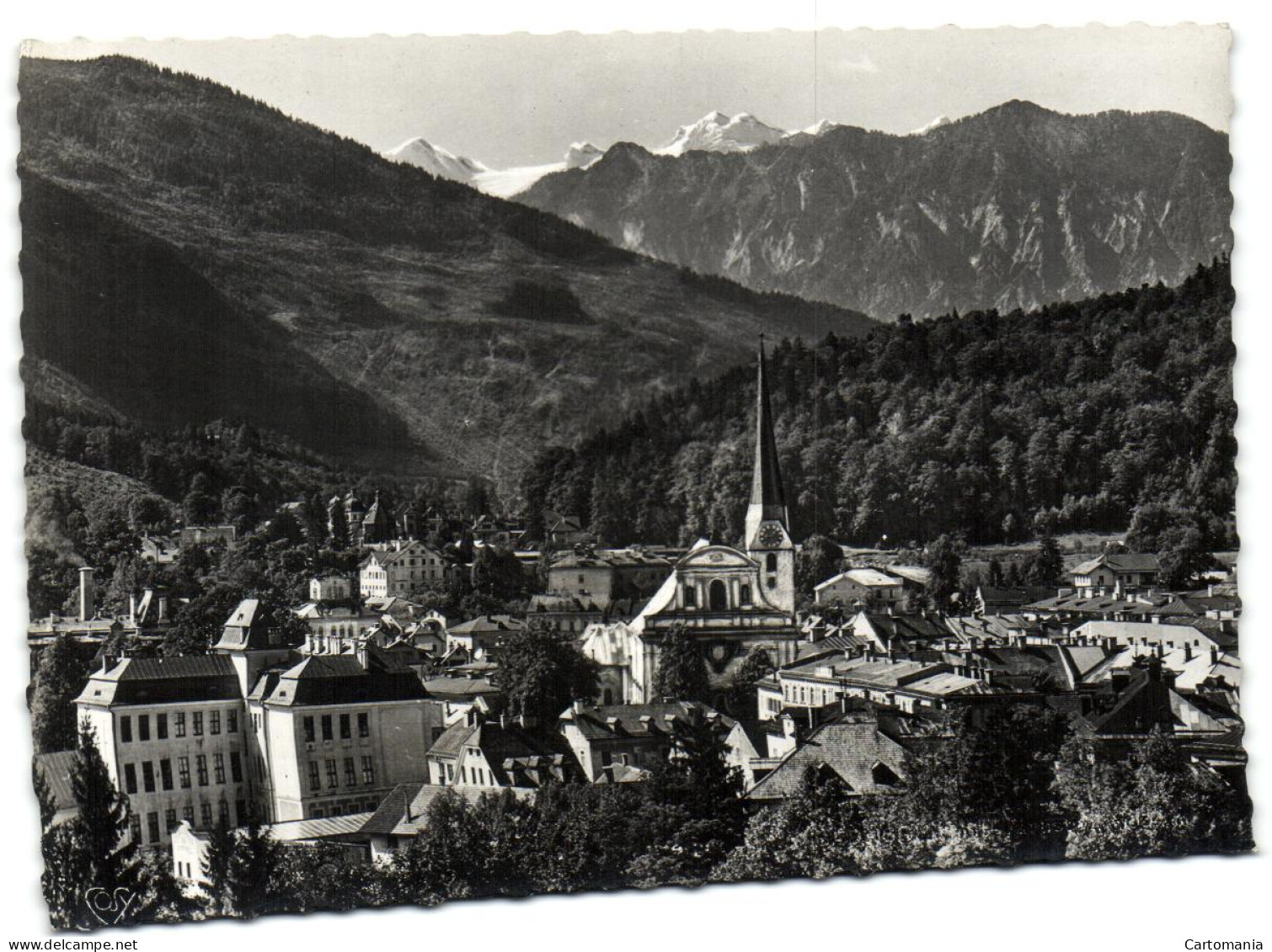 Bad Ischl Die Lehar-Stadt  Im Herzen Des Salzkammerguts Im Hintergrund Hoher Dachstein - Bad Ischl