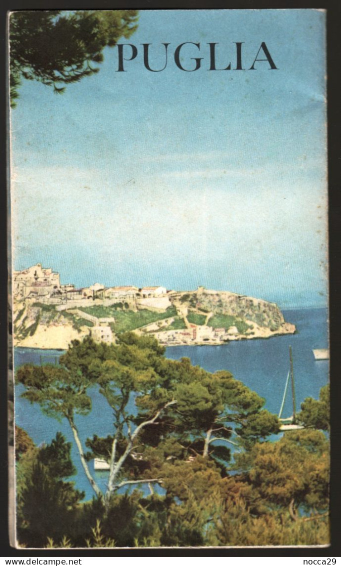 BROCHURE IN LINGUA TEDESCA DEL 1960 - PUGLIA - APULIEN - 96 IMMAGINI FOTOGRAFICHE D'EPOCA (STAMP320) - Architecture