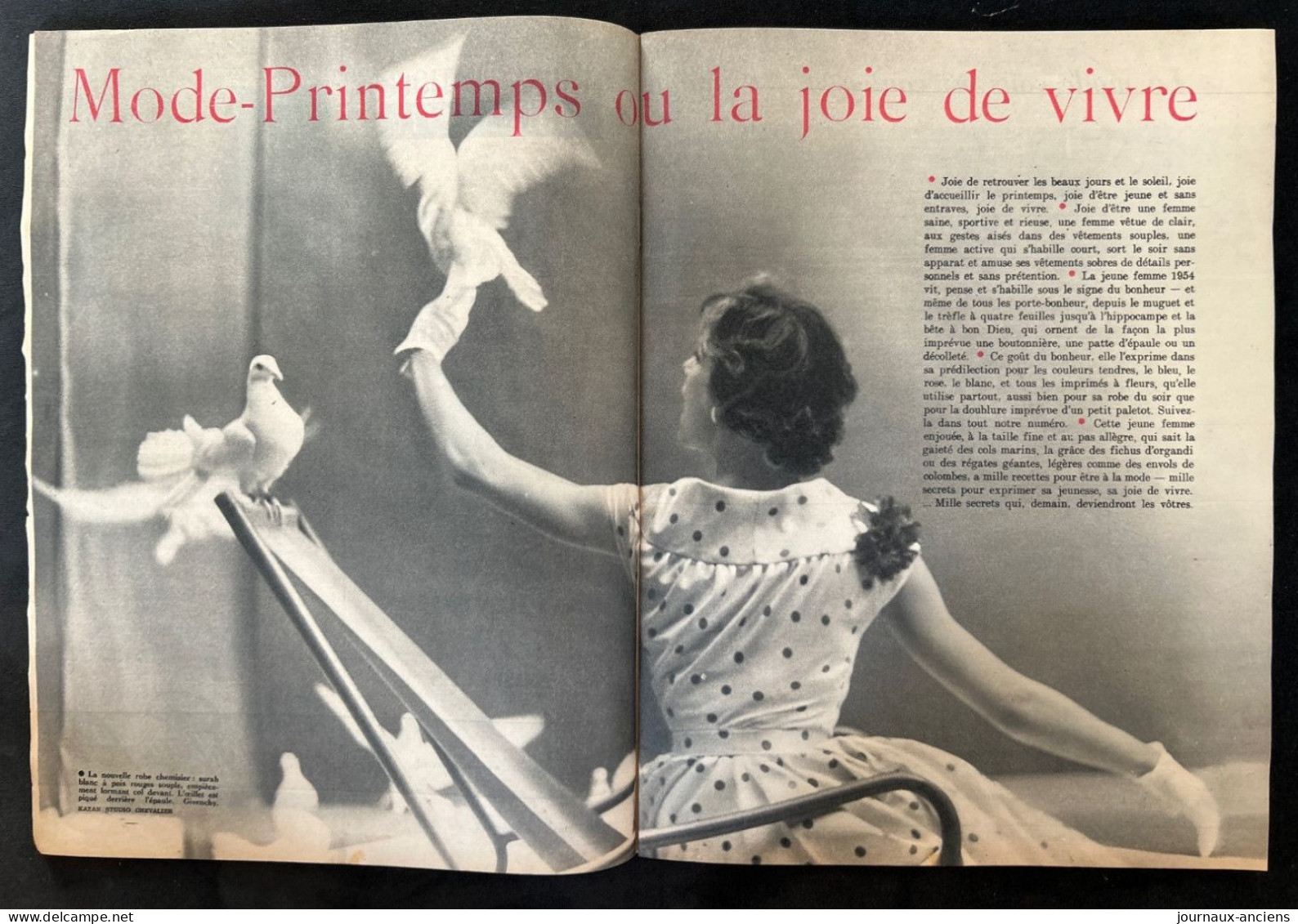 1954 Revue ELLE - Numéro Spécial - Printemps 1954 - COLLECTIONS - Lifestyle & Mode