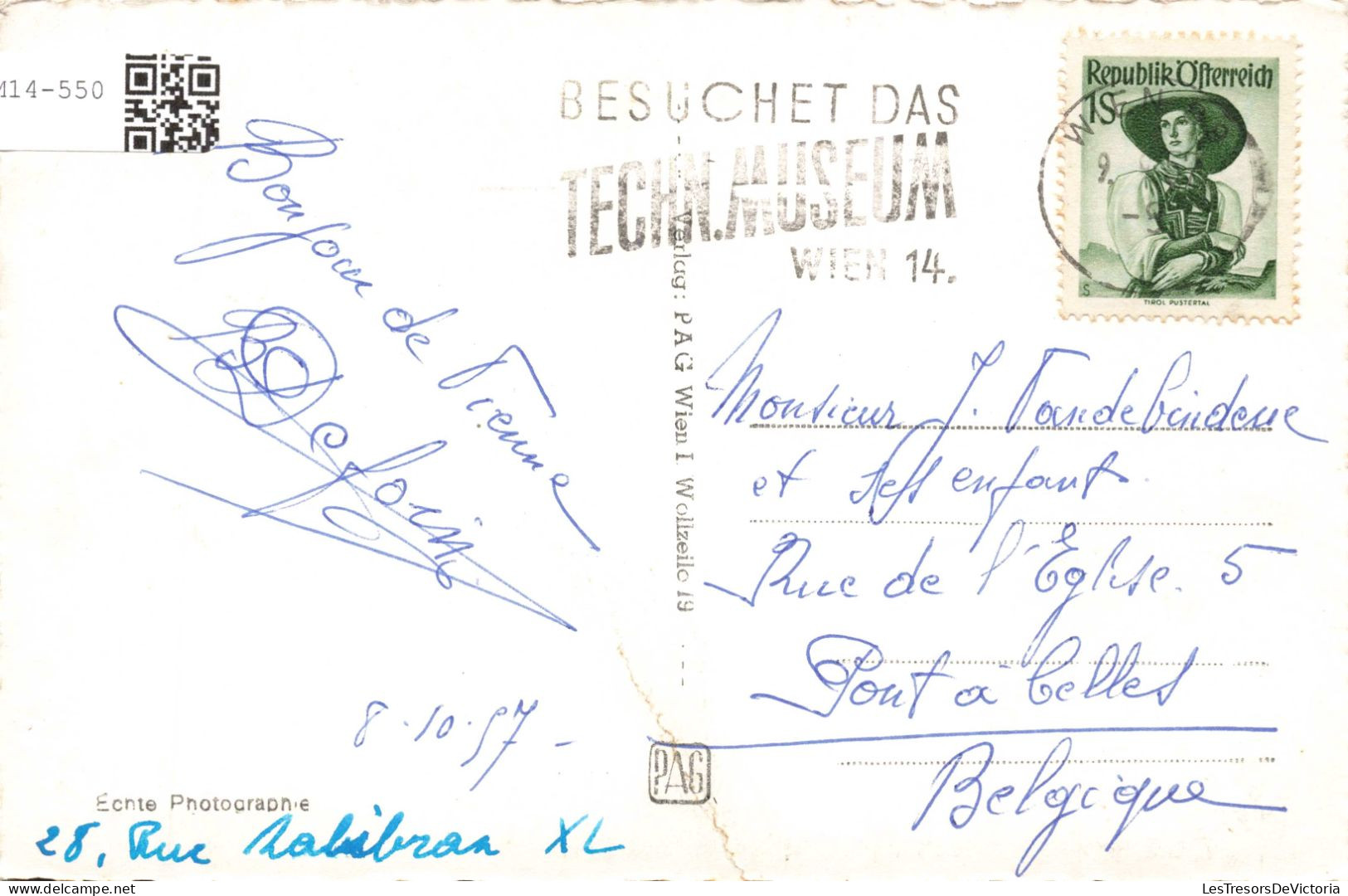 AUTRICHE - Wien Beinacht - Blick Zur Stephanskirche  - Carte Postale - Kirchen