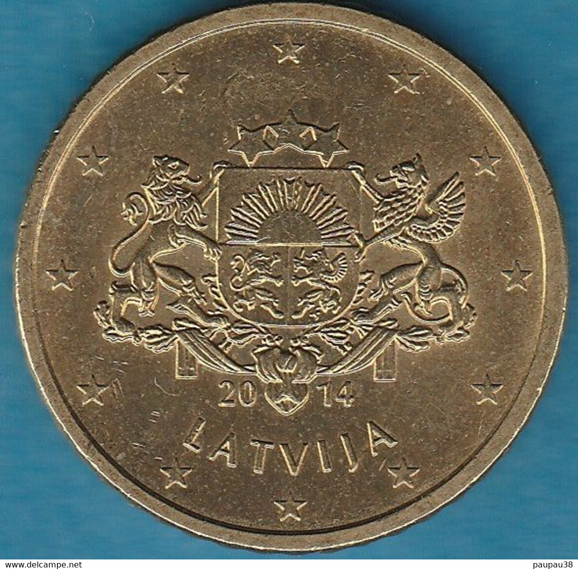 LATVIA - 50 CENTS 2014 - Lettland