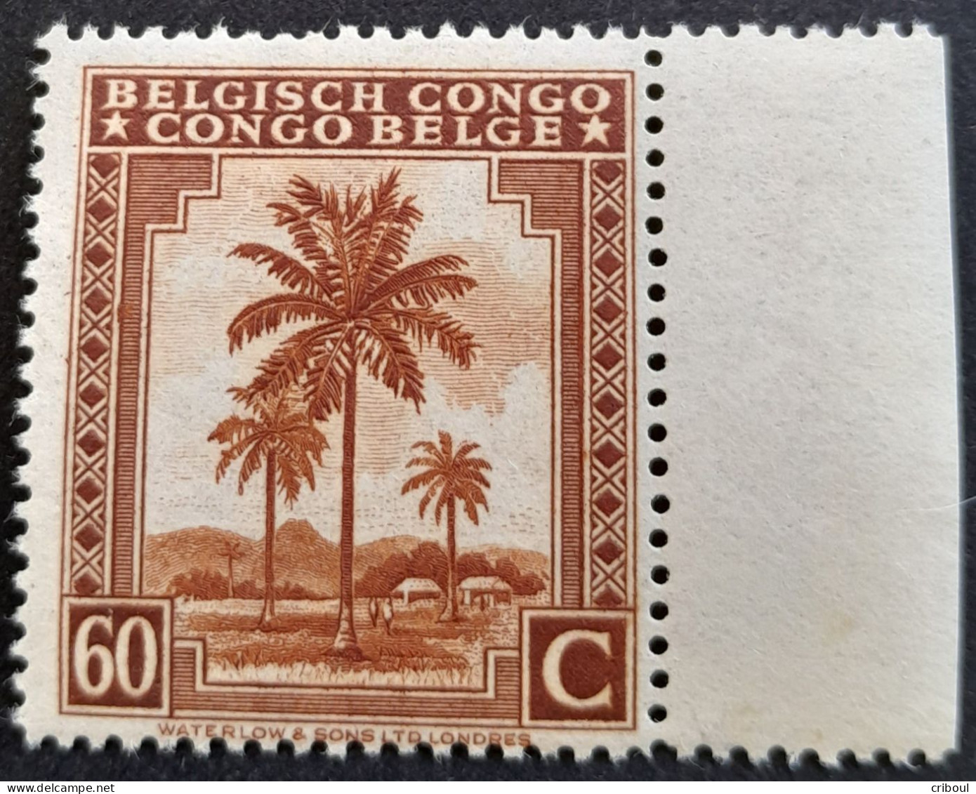 Congo Belge Belgium Congo 1942 Palmier Palm Tree Yvert 235 ** MNH - Ungebraucht