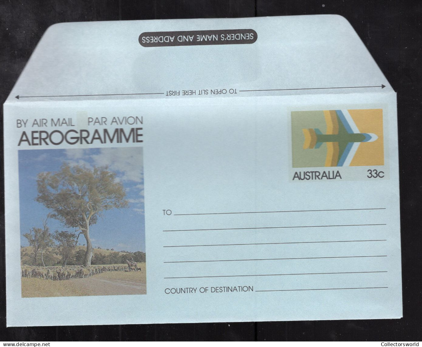 Australia Aerogramme 33c 1981 Mint - Aérogrammes