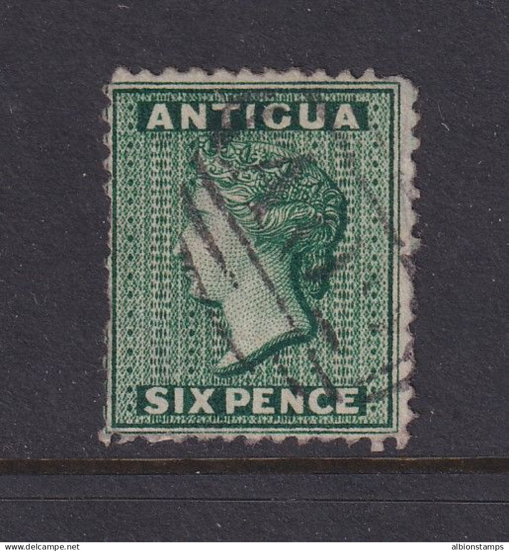 Antigua, Scott 7 (SG 15x), Used, Watermark Reversed - 1858-1960 Kolonie Van De Kroon