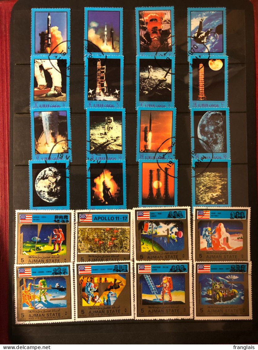 AJMAN STATE: Wonderful Complete FU Sets Of SPACE Stamps. Compare My Price! - Collections