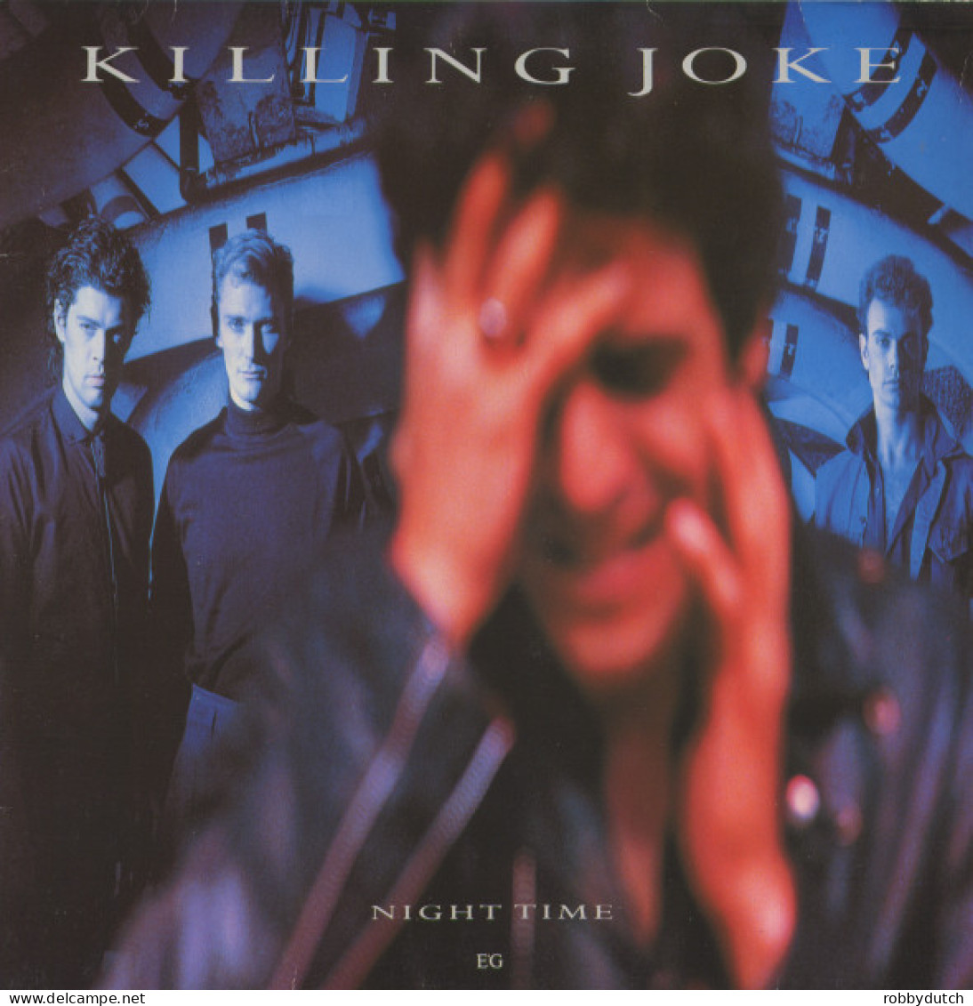 * LP *  KILLING JOKE - NIGHT TIME (Germany 1985 EX-) - Hard Rock & Metal