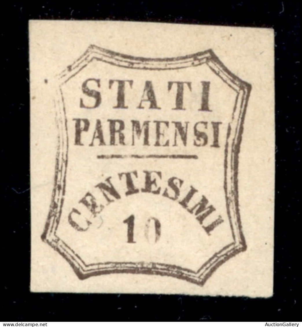 Antichi Stati Italiani - Parma - Governo Provvisorio - 1859 - 10 Cent (14) - Gomma Parziale - Diena - Autres & Non Classés