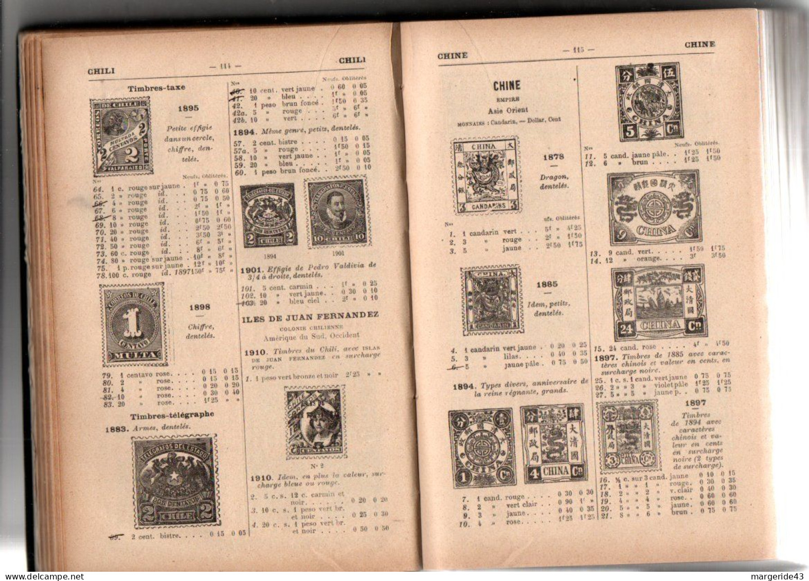 CATALOGUE ARTHUR MAURY TIMBRES MONDE ENTIER 1913 - France