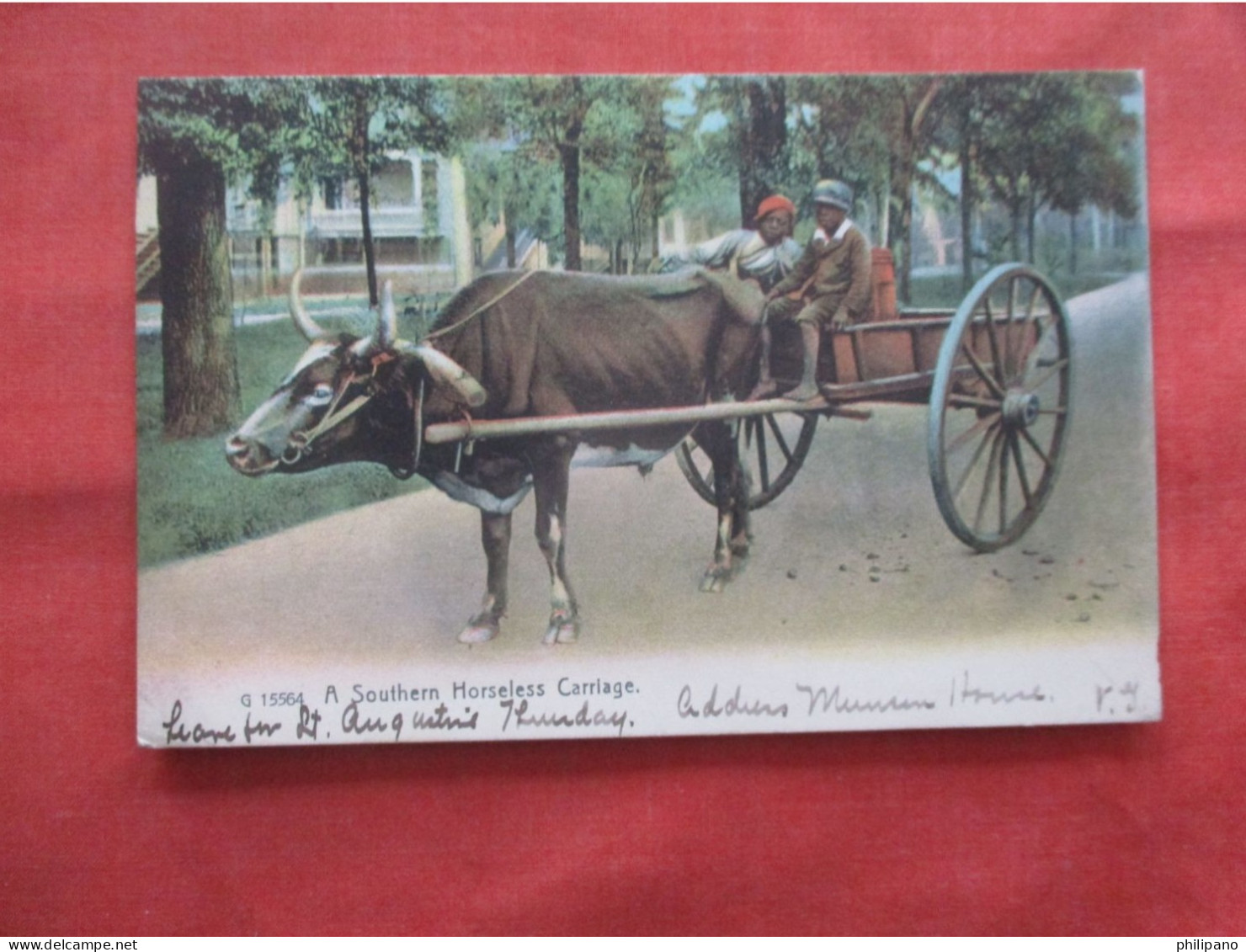 Black Americana  Southern Horseless Carriage.       Ref 6217 - Black Americana