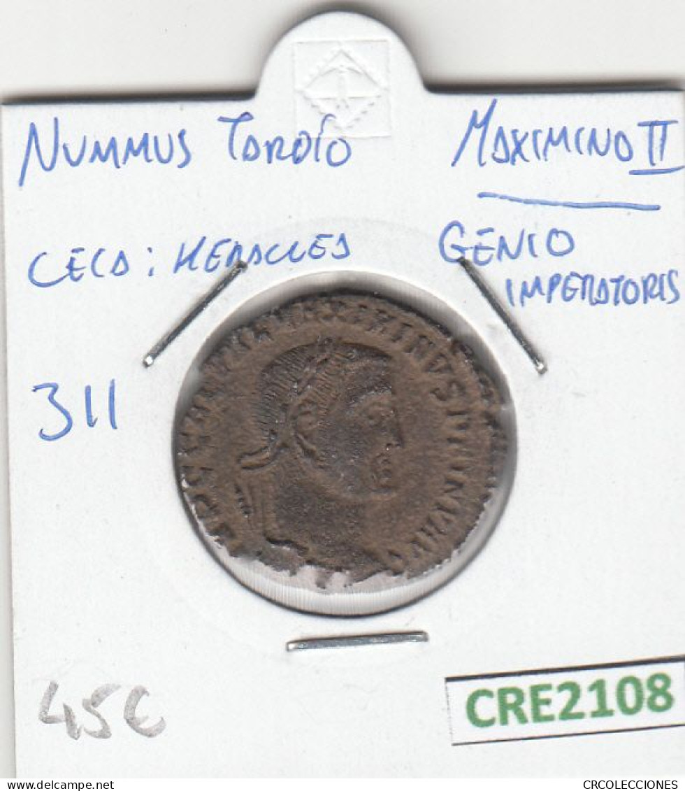 CRE2108 MONEDA ROMANA NUMMUS TARDIO VER DESCRIPCION EN FOTO BC - Other & Unclassified