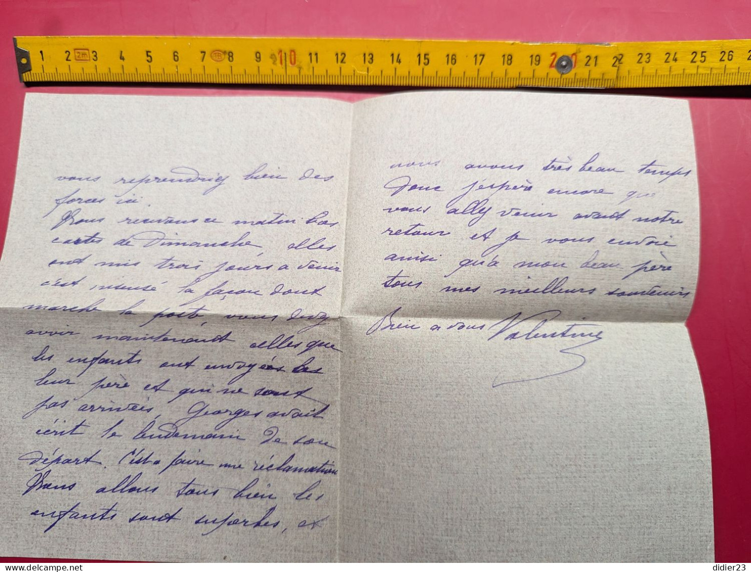 1879 LETTRES DE CORRESPONDANCE D'  Edouard CELERIER ARTISTE PEINTRE ( voir dernière photos du faire part de décès )