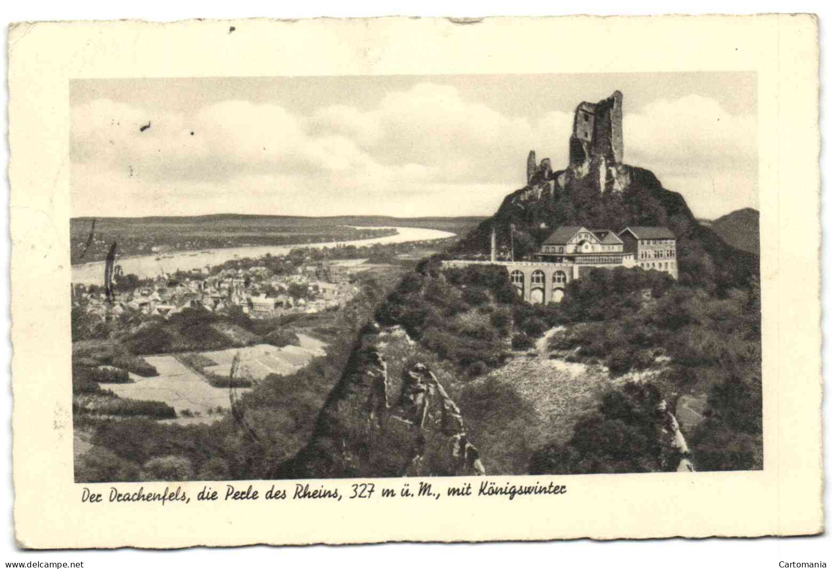 Der Drachenfels Die Perle Des Rheins ü. M. Mit Königswinter - Drachenfels