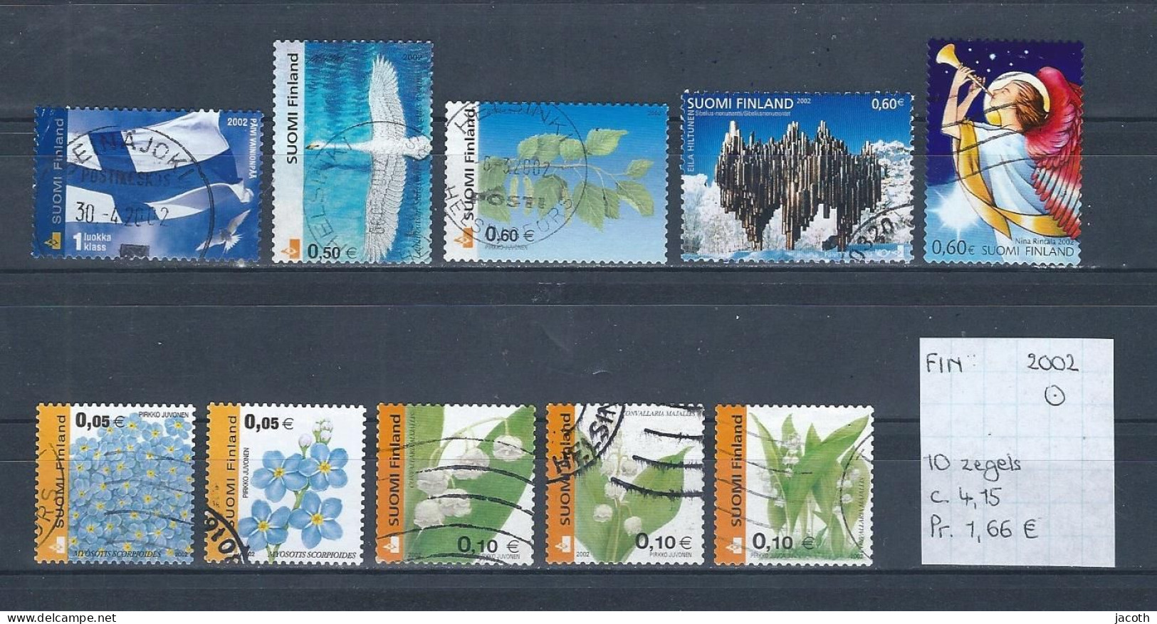 (TJ) Finland 2002 - 10 Zegels (gest./obl./used) - Gebraucht