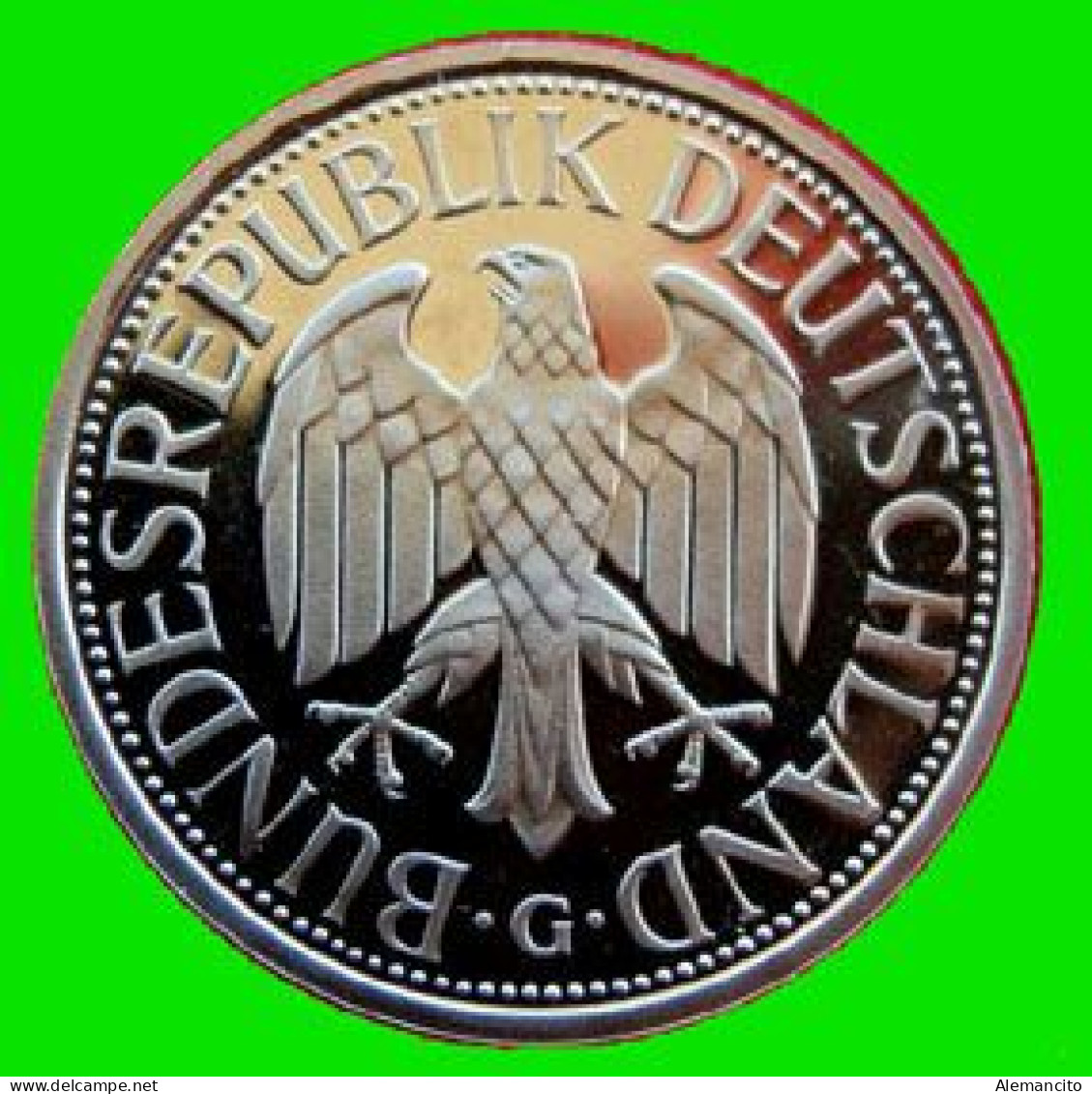 ALEMANIA - BRD - GERMANY - COLECCIÓN COMPLETA DE LAS 5 -MONEDAS DE 1.00 DM   AÑO 1999 - CECAS- A.D.F.G.J - CALIDAD PROOF - 1 Mark