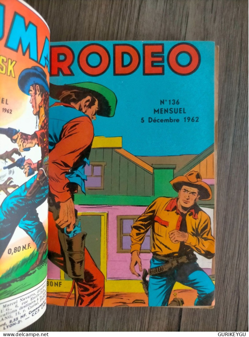 Bd ALBUM RODEO N° 18 Avec  135.136.137.138. MIKI LE RANGER TEX WILLER LUG 1962 Merci De Bien Lire Le Détail - Lug & Semic