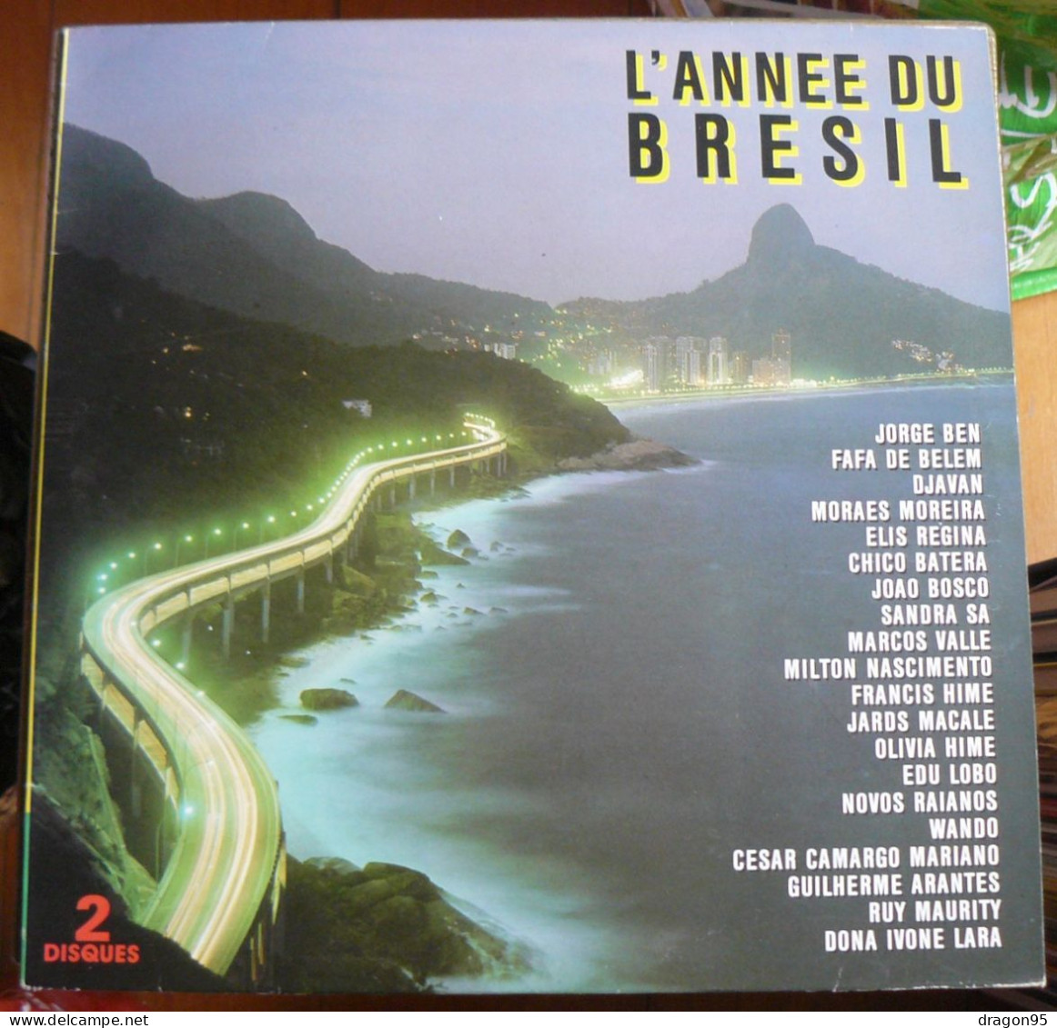 2 LPs L'ANNEE DU BRESIL - Vogue 445001 - France - 1986 - World Music