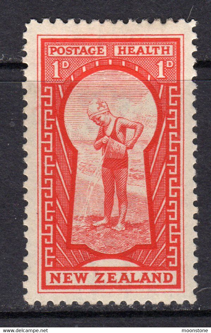 New Zealand GV 1935 Health Stamp, Hinged Mint, SG 576 (A) - Unused Stamps