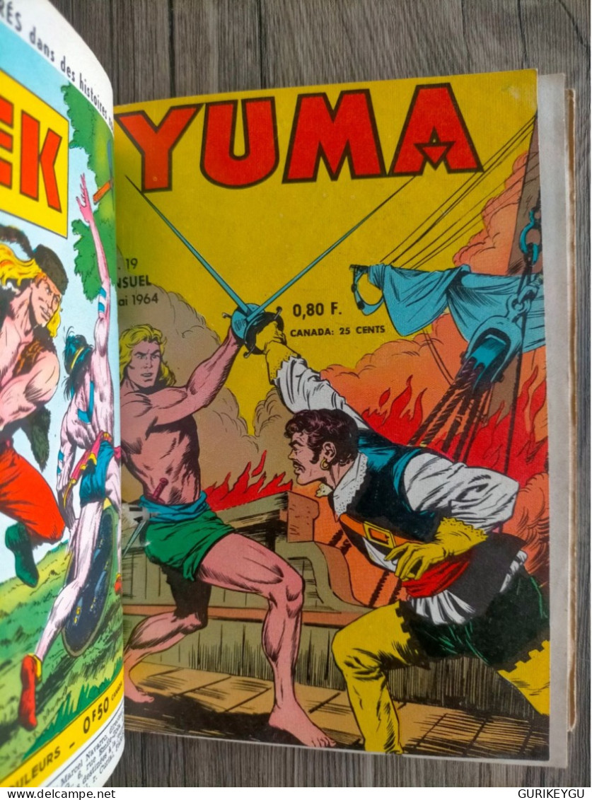 Bd Très Très Rare  ALBUM Reliure YUMA  N° 5 Avec N° 17.18.19 Et 20  Le Petit Ranger LUG 1964 - Lug & Semic