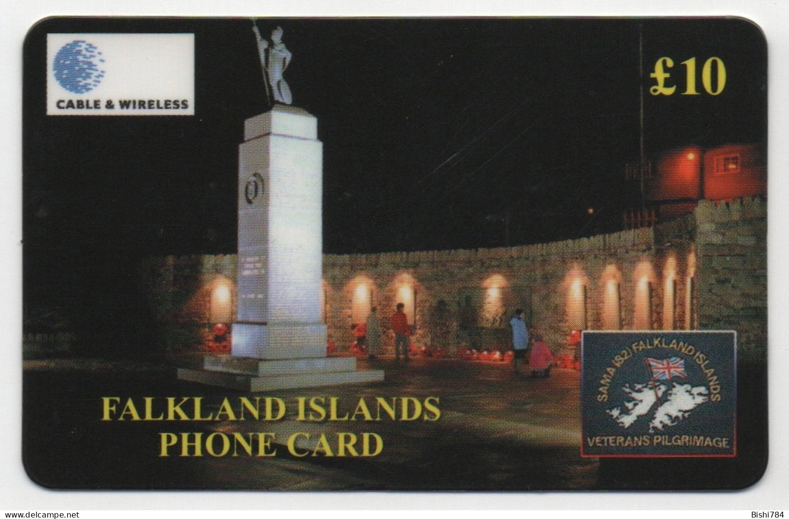 Falkland Islands - Liberation Monument At Night - Falklandeilanden