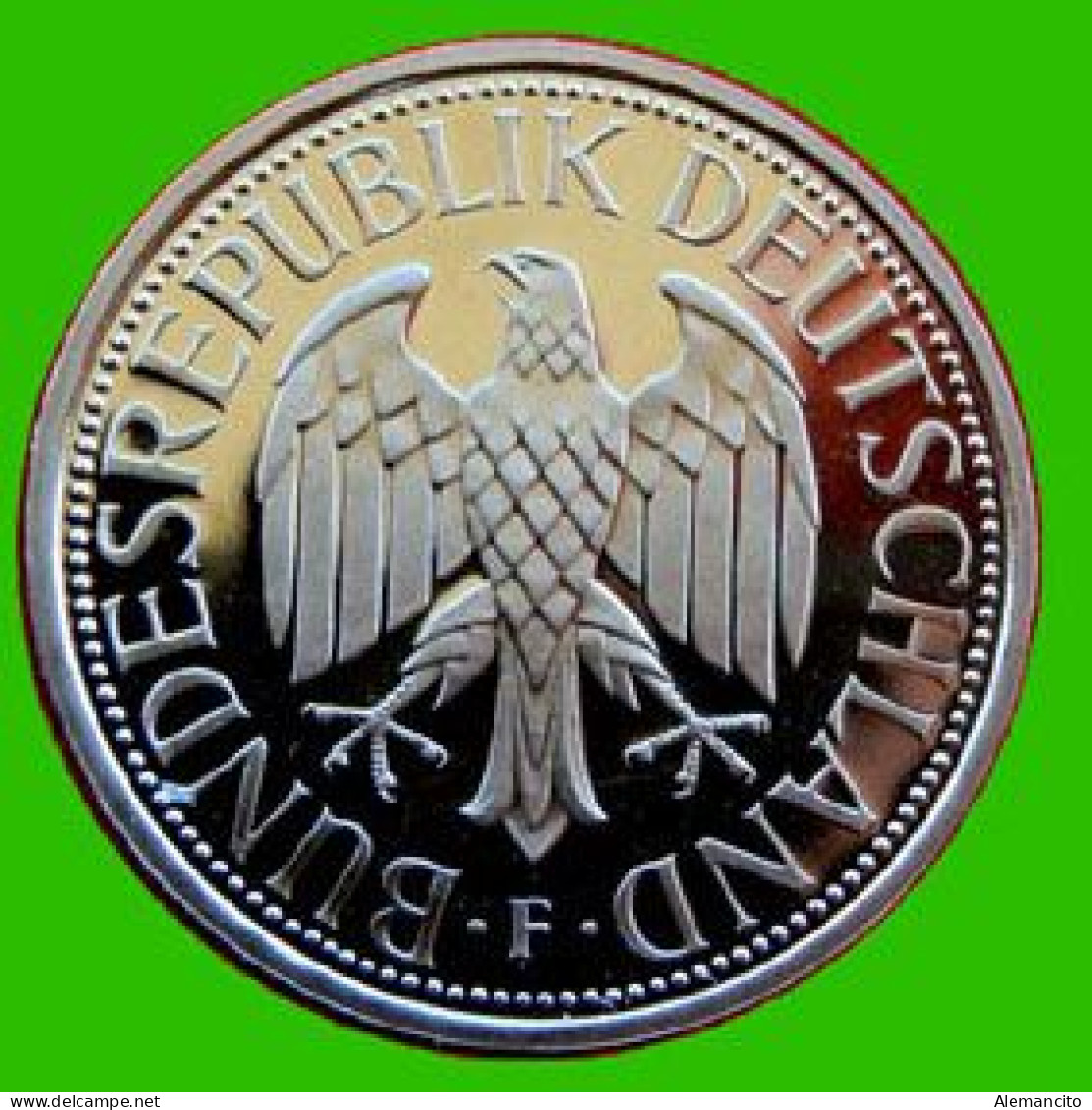 ALEMANIA - BRD - GERMANY - COLECCIÓN COMPLETA DE LAS 5 -MONEDAS DE 1.00 DM   AÑO 1997 - CECAS- A.D.F.G.J - CALIDAD PROOF - 1 Mark