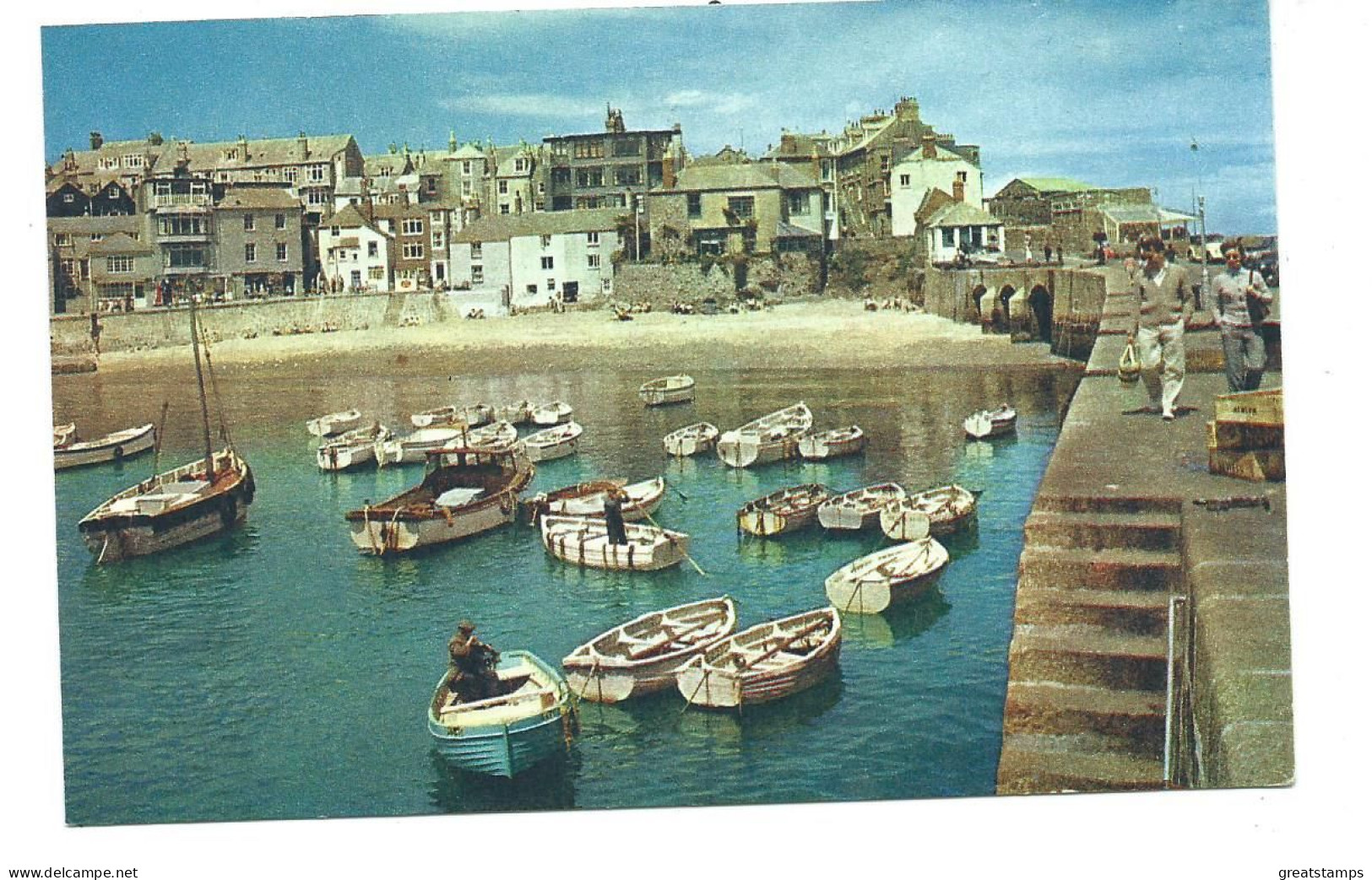 Cornwall Postcard  St.ives  Smeaton's Pier Unused - St.Ives