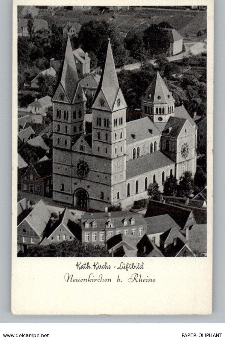 4445 NEUENKIRCHEN, Katholische Kirche, Luftaufnahme  30er Jahre - Steinfurt