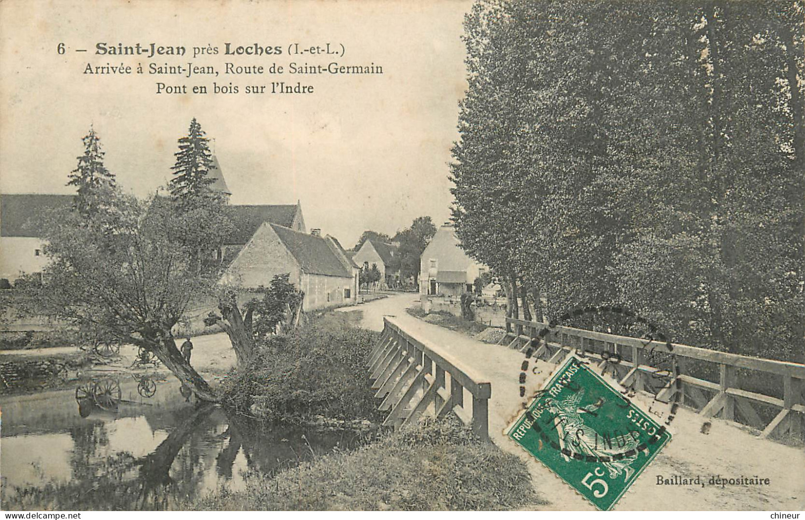 SAINT JEAN PRES LOCHES ROUTE DE SAINT GERMAIN PONT EN BOIS SUR L'INDRE - Other & Unclassified