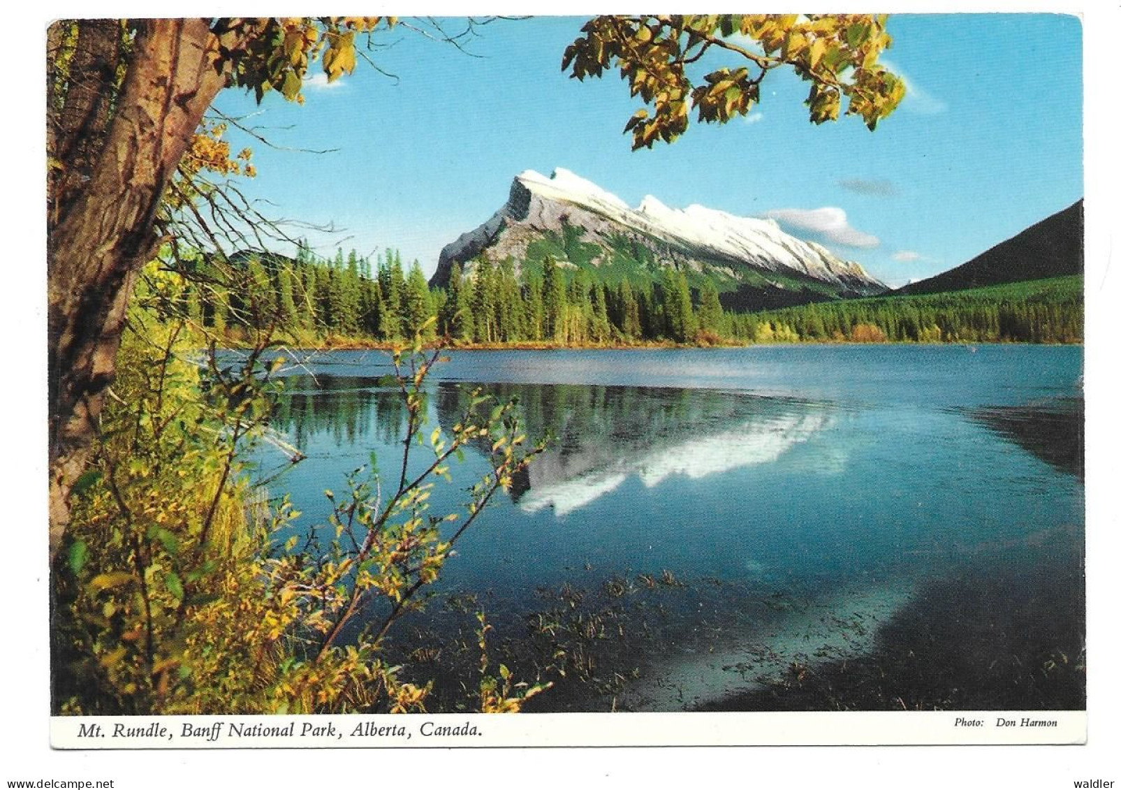 ALBERTA  --  BANFF NATIONAL PARK, MT. RUNDLE - Banff