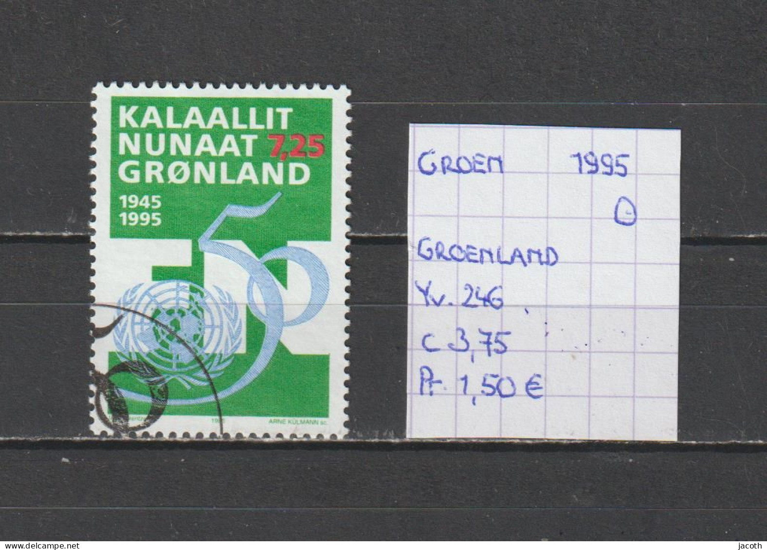 (TJ) Groenland 1995 - YT 246 (gest./obl./used) - Usados