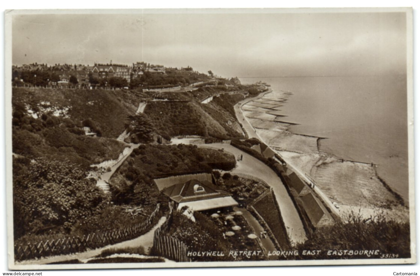 Eastbourne - Holywel Retreat Looking East - Eastbourne