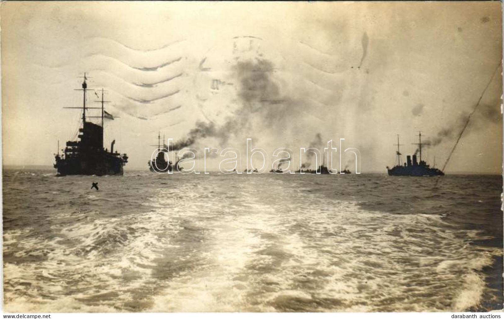 T2 1914 K.u.k. Kriegsmarine Kreuzer Flottille. Phot. A. Beer, F.W. Schrinner Pola 1913. - Zonder Classificatie