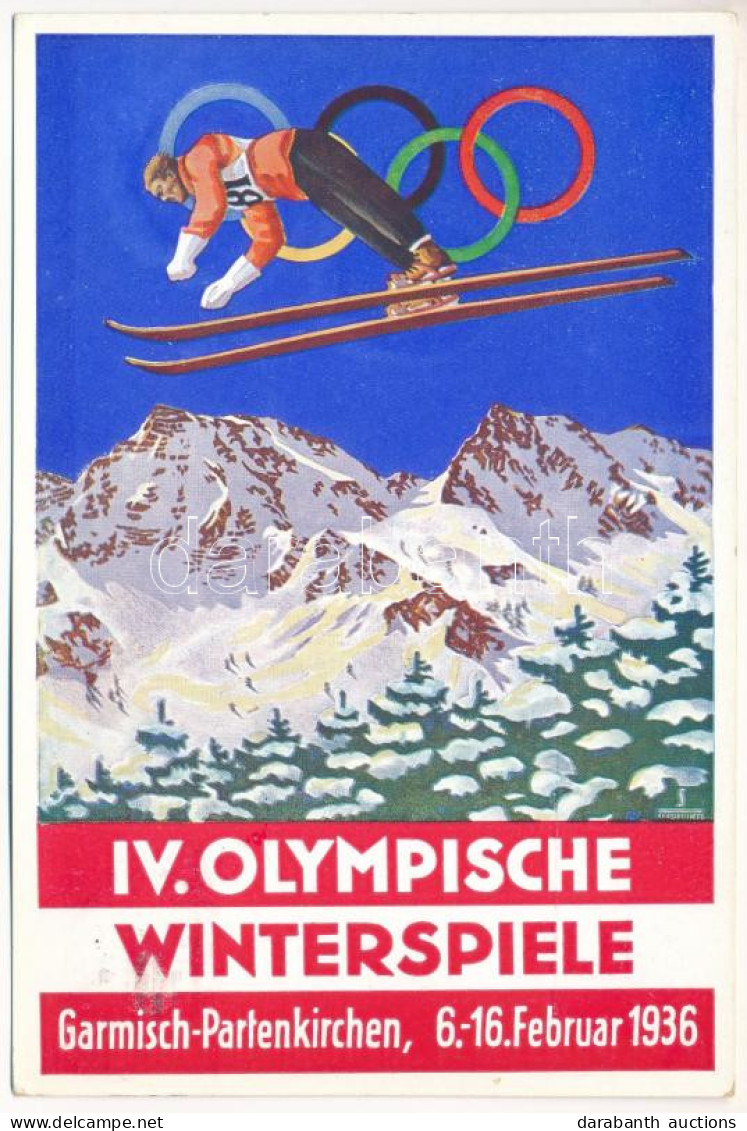 * T2 1936 Garmisch-Partenkirchen IV. Olympische Winterspiele / 1936. évi Téli Olimpiai Játékok / Winter Olympics In Garm - Non Classés