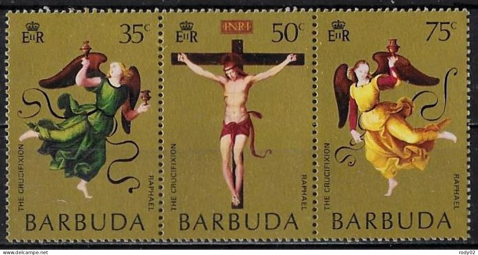 BARBUDA - ART - RAPHAEL - N° 91 A 93 - NEUF** MNH - Gemälde