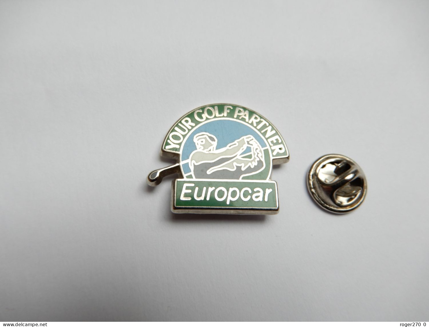 Superbe Pin's En Zamac , Your Golf Partner , Auto , Location Europcar - Golf