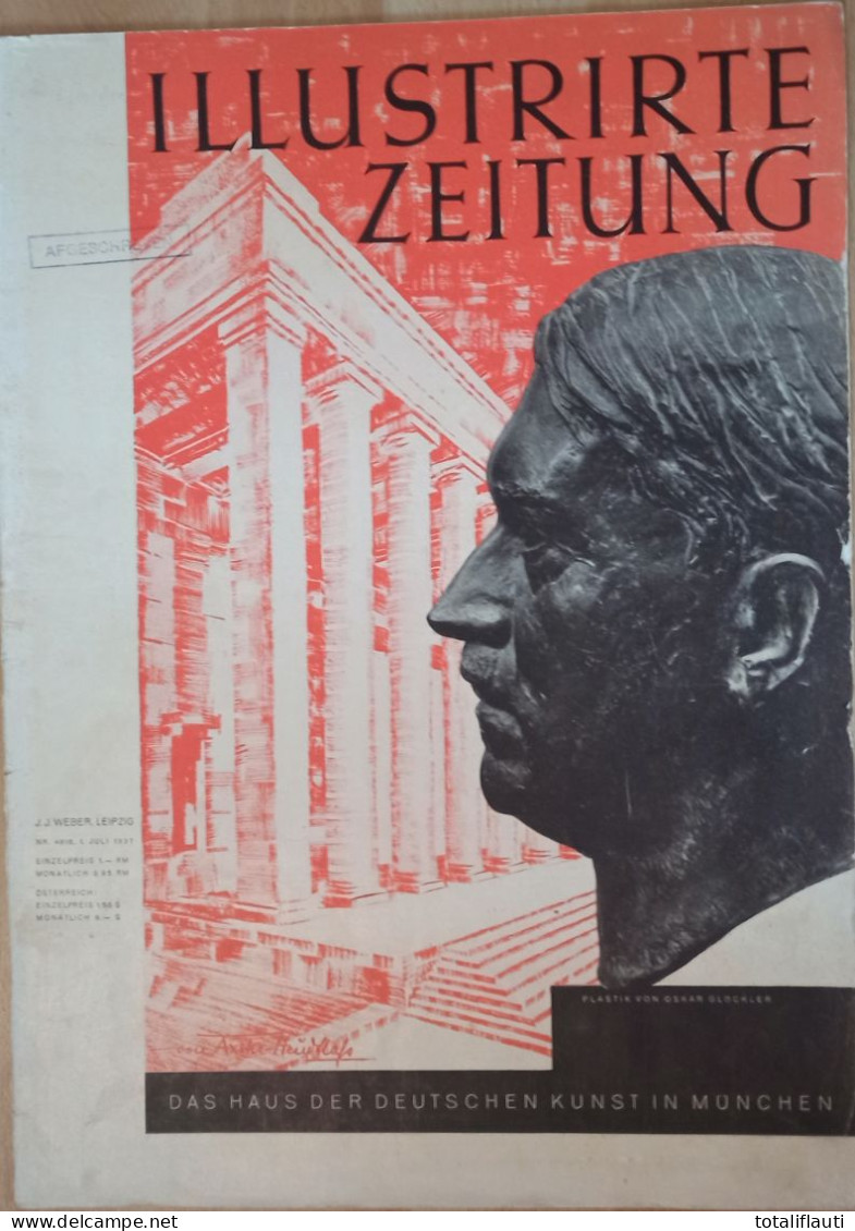 ILLUSTRIRTE ZEITUNG Leipzig J.J.WEBER 1.7.1937 Illustrierte 34 Seiten Zeitgeschichte Von Axster-Heudtlaß 27,3x38,4 Cm - Contemporary Politics