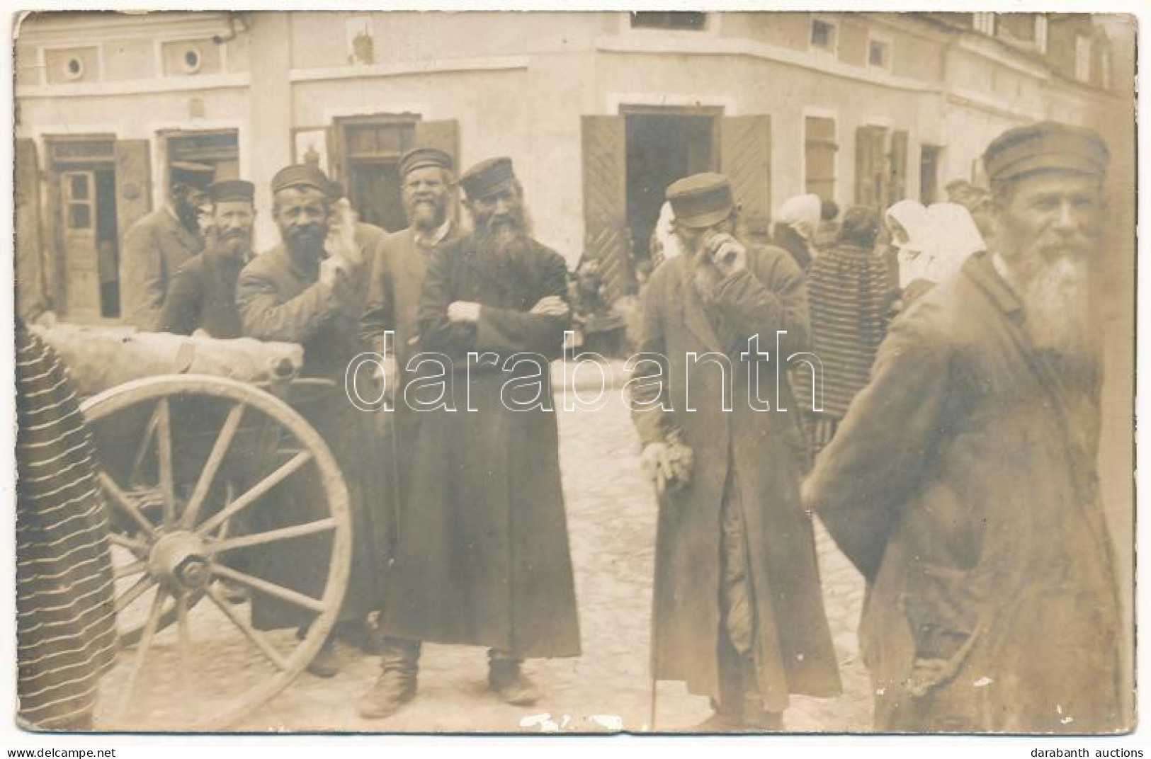 * T2/T3 1915 Galíciai Zsidók / Jewish Men From Galicia (Galizien) Photo (EK) - Non Classés