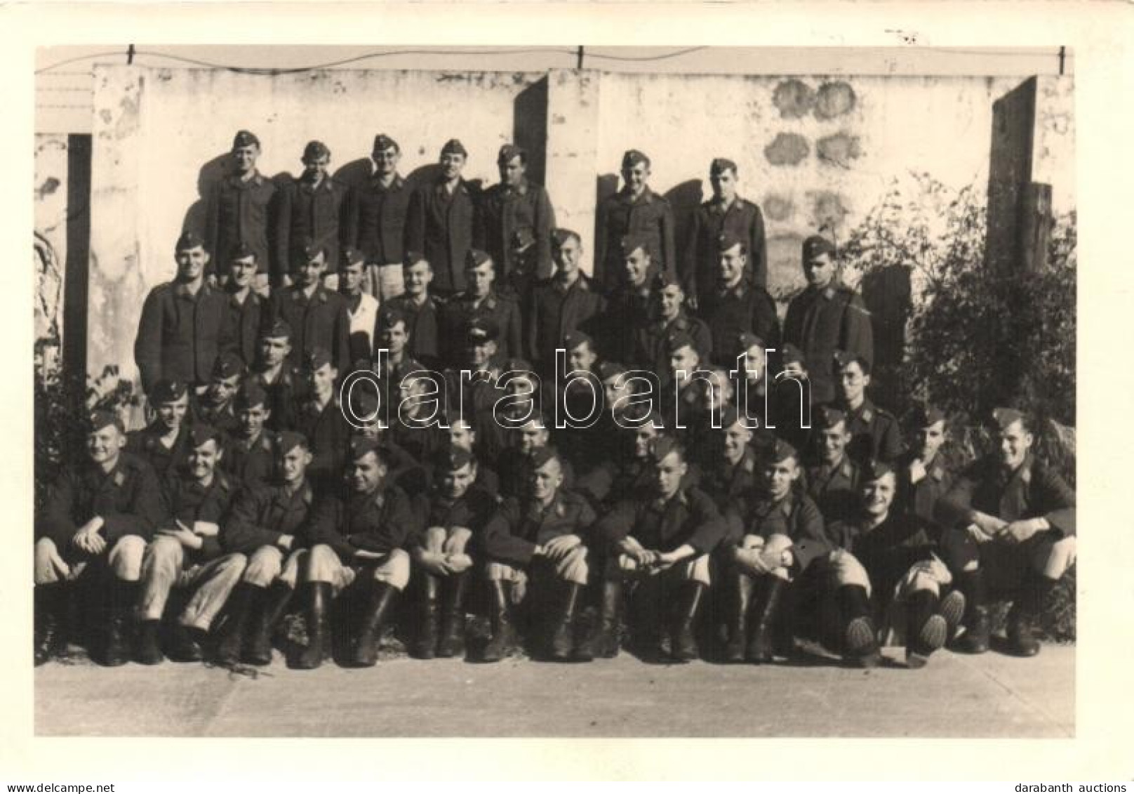 * T2 Hadapródiskolai Csoportkép Azonosítatlan Bécsi Intézményből / Unidentified Austrian Military School Class Photo, Ha - Zonder Classificatie