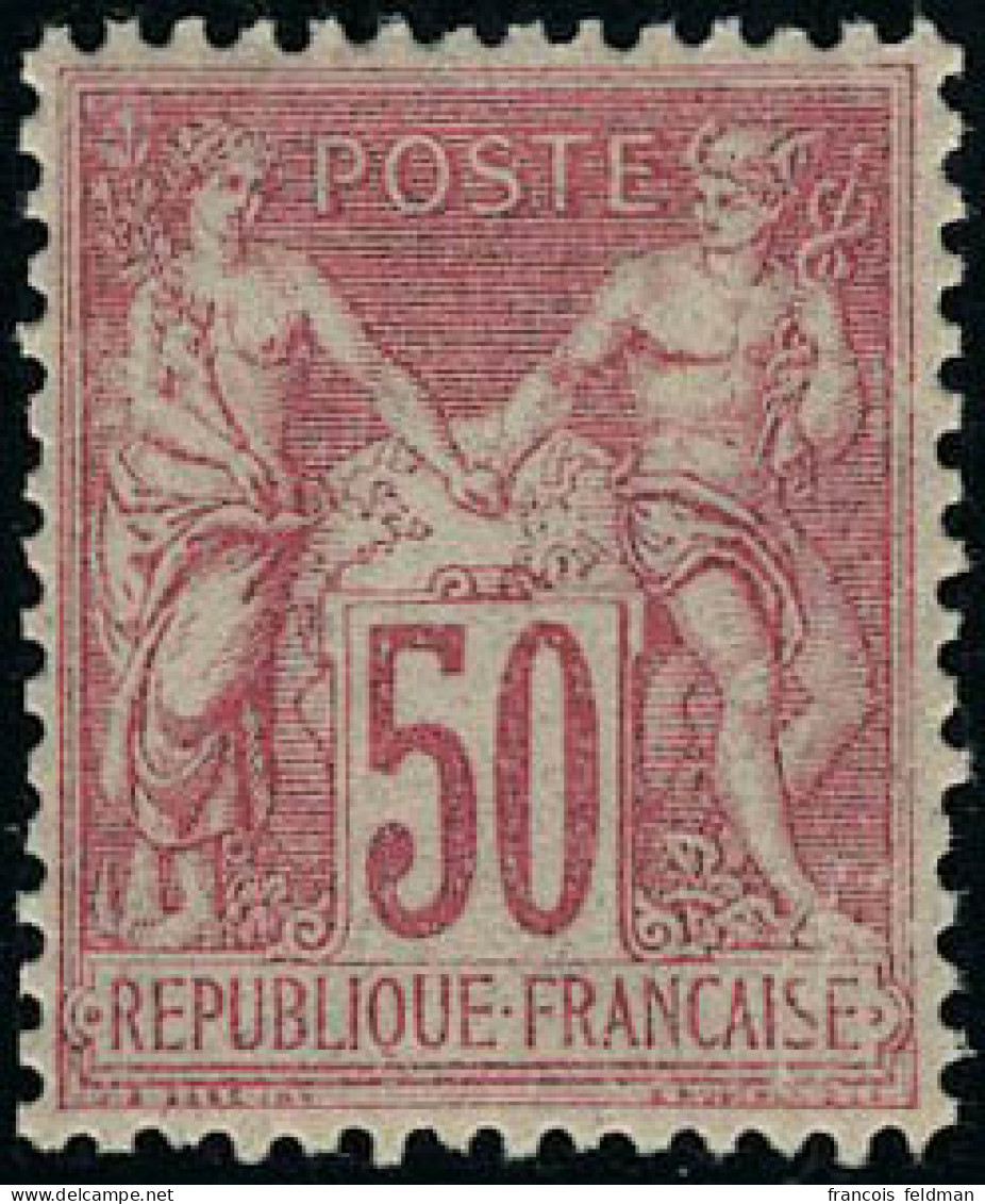 Neuf Sans Charnière N° 104, 50c Rose, Centrage Parfait, Superbe - Sonstige & Ohne Zuordnung