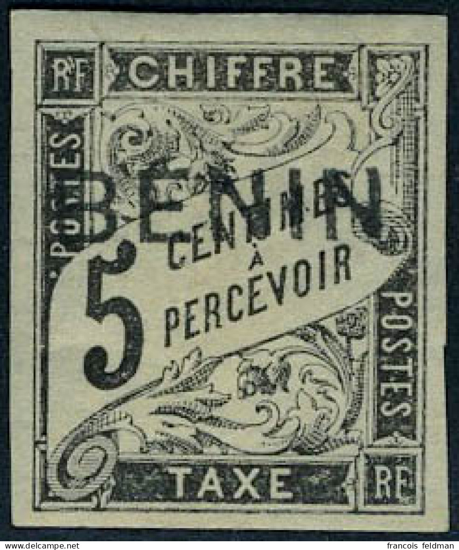 Neuf Avec Charnière N° 1/3, 5c, 10c Et 20c Noir, TB Signés - Sonstige & Ohne Zuordnung