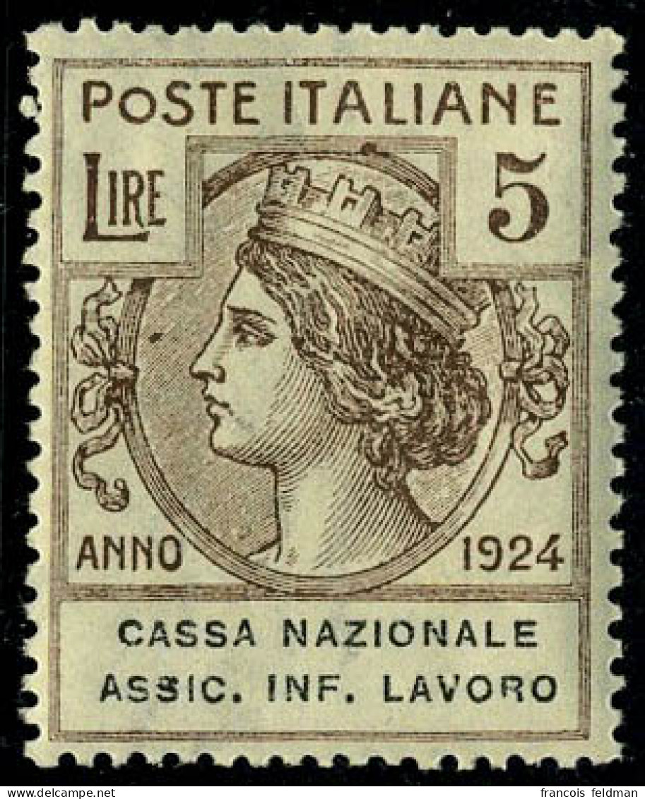 Neuf Avec Charnière Cassa Nazionale Assic. Inf. Lavoro - Sassone 17/23 - Other & Unclassified