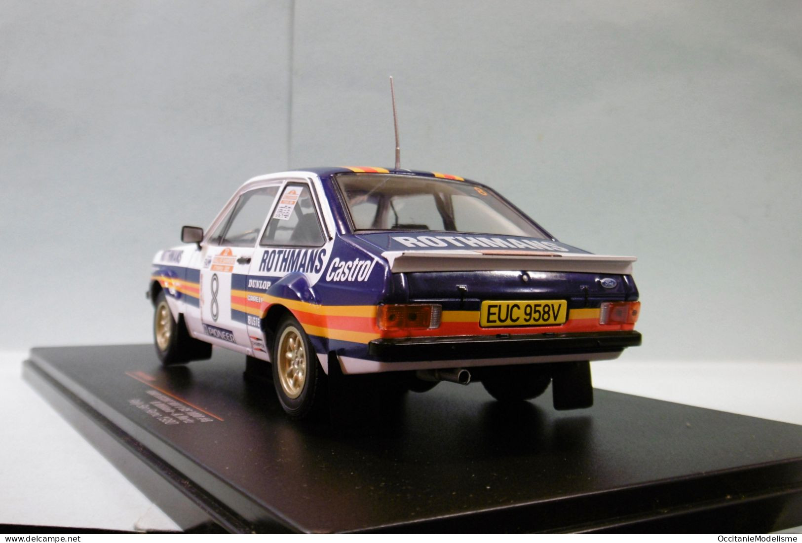 Ixo - FORD ESCORT MK II RS 1800 #8 Rally San Remo 1980 Mikkola / Hertz Réf. 24RAL008B Neuf NBO 1/24 - Sonstige & Ohne Zuordnung