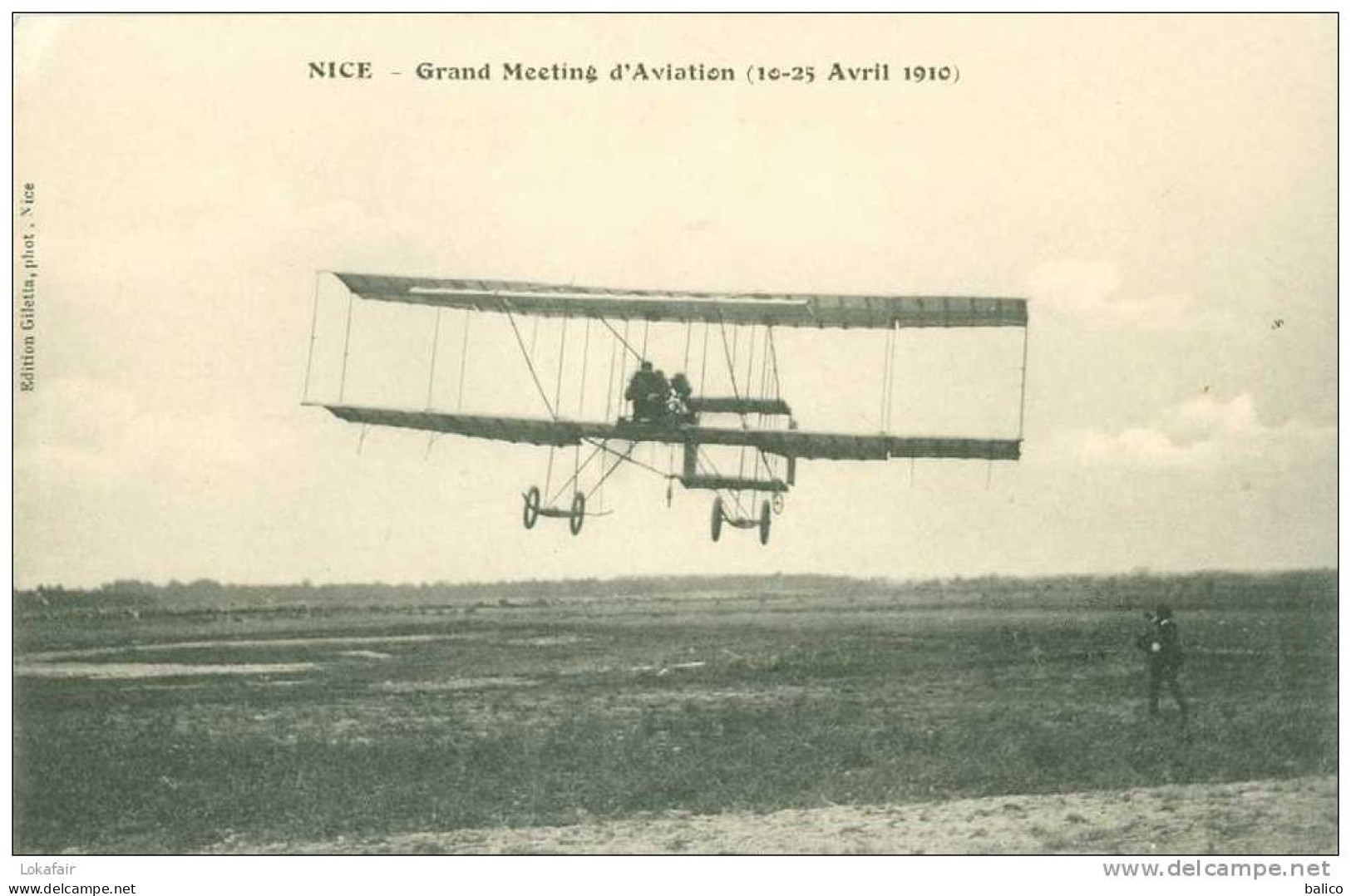 Nice -  Grand Meeting D'Aviation (10 - 25 Avril 1910) - Transport (air) - Airport