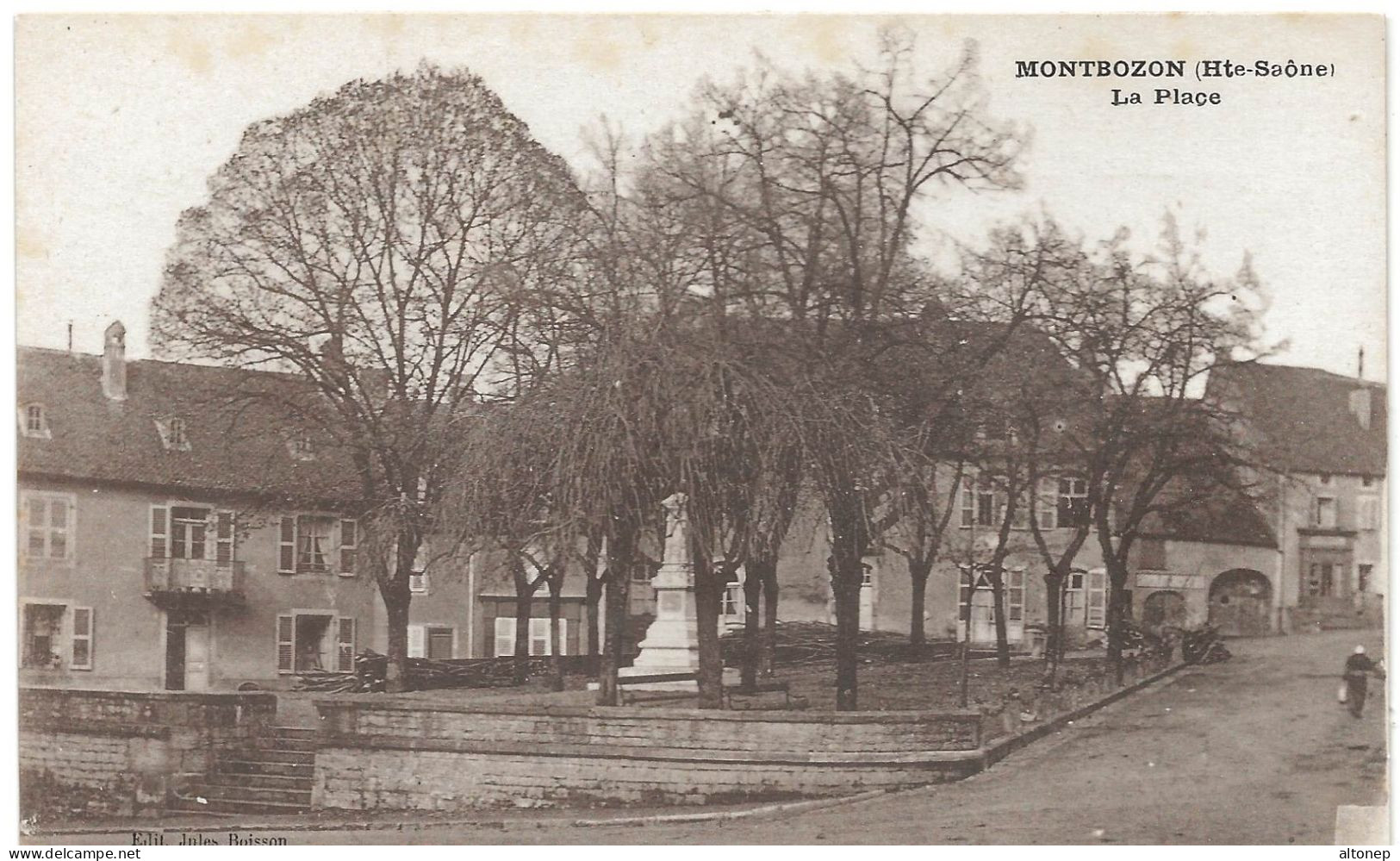 Montbozon : La Place (Editeur Jules Boisson - A. Breger Frères, Paris) - Montbozon