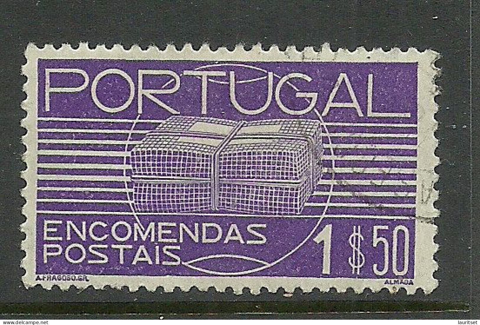 PORTUGAL 1936 Michel 20 Paketmarke Packet Stamp - Oblitérés